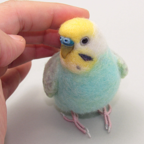 セキセイインコ 羊毛フェルト セキセイインコ（羊毛フェルト） N94 | miamiao