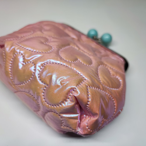 ハンドメイド】がま口バッグ キラキラ蝶々 2点セット #413