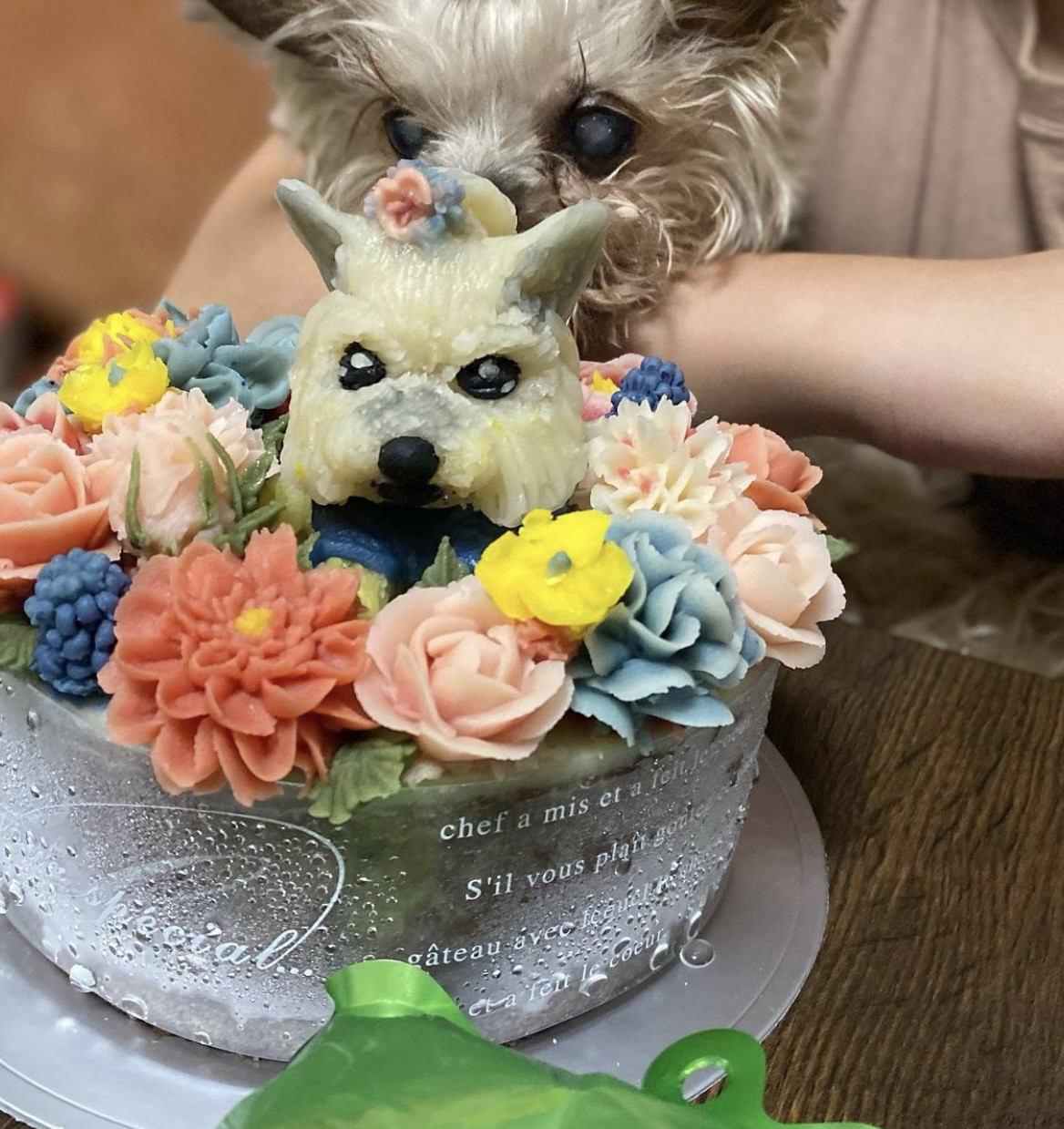 うちの子とお祝いソルギ【ホールケーキ】【受注販売】【4号サイズ】