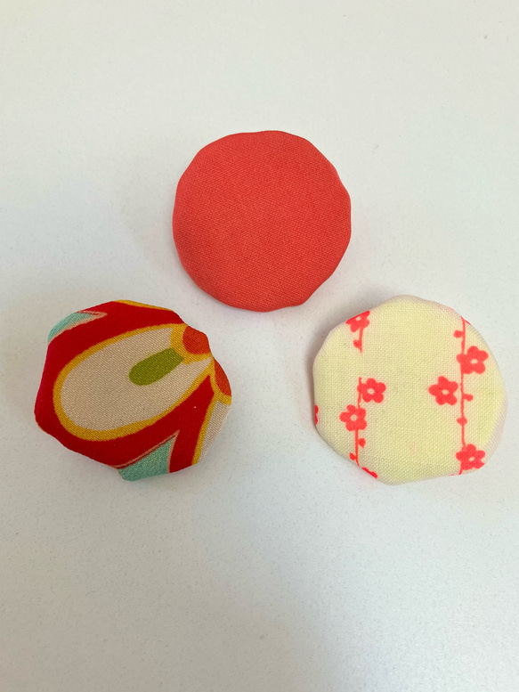 【2024 新作】パッチdeパーツ　和柄　和小物　和雑貨　ハンドメイド　パーツ　パッチワーク　ヨーヨー 4枚目の画像