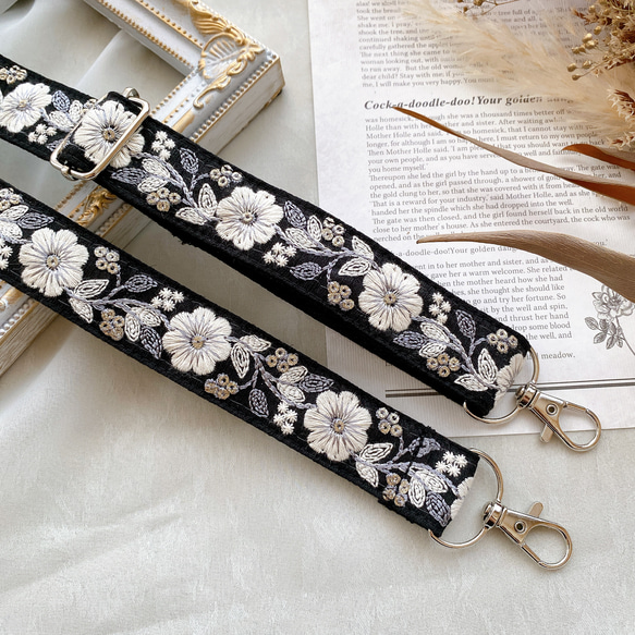 インド刺繍リボン　ショルダー インド刺繍リボン ショルダー