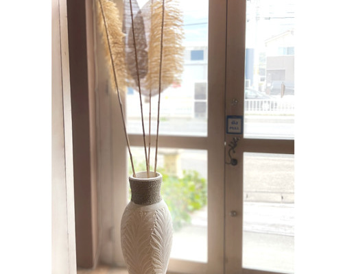 ◇テラコッタフラワーベース◇リーフL◇フラワーベース◇花瓶