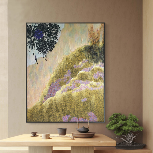 嗚呼人生よ / モダン画 117×91㎝ F50 キャンバス おしゃれ