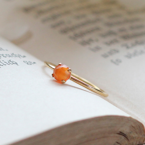 14kgf バイカラーカーネリアン♡ 14kgf バイカラーカーネリアン♡ - メルカリ