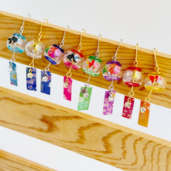 【ひんやりセット2025】人気の風鈴&水風船の耳飾りセット　金魚すくい付き　数量限定 20枚目の画像