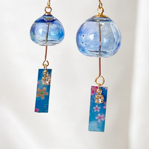 ひんやりセット2025】人気の風鈴&水風船の耳飾りセット 金魚すくい付き