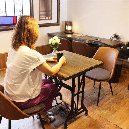 アンティークミシン カフェテーブル 足踏みミシン リメイク アンティークミシン カフェテーブル 足踏みミシン リメイク
