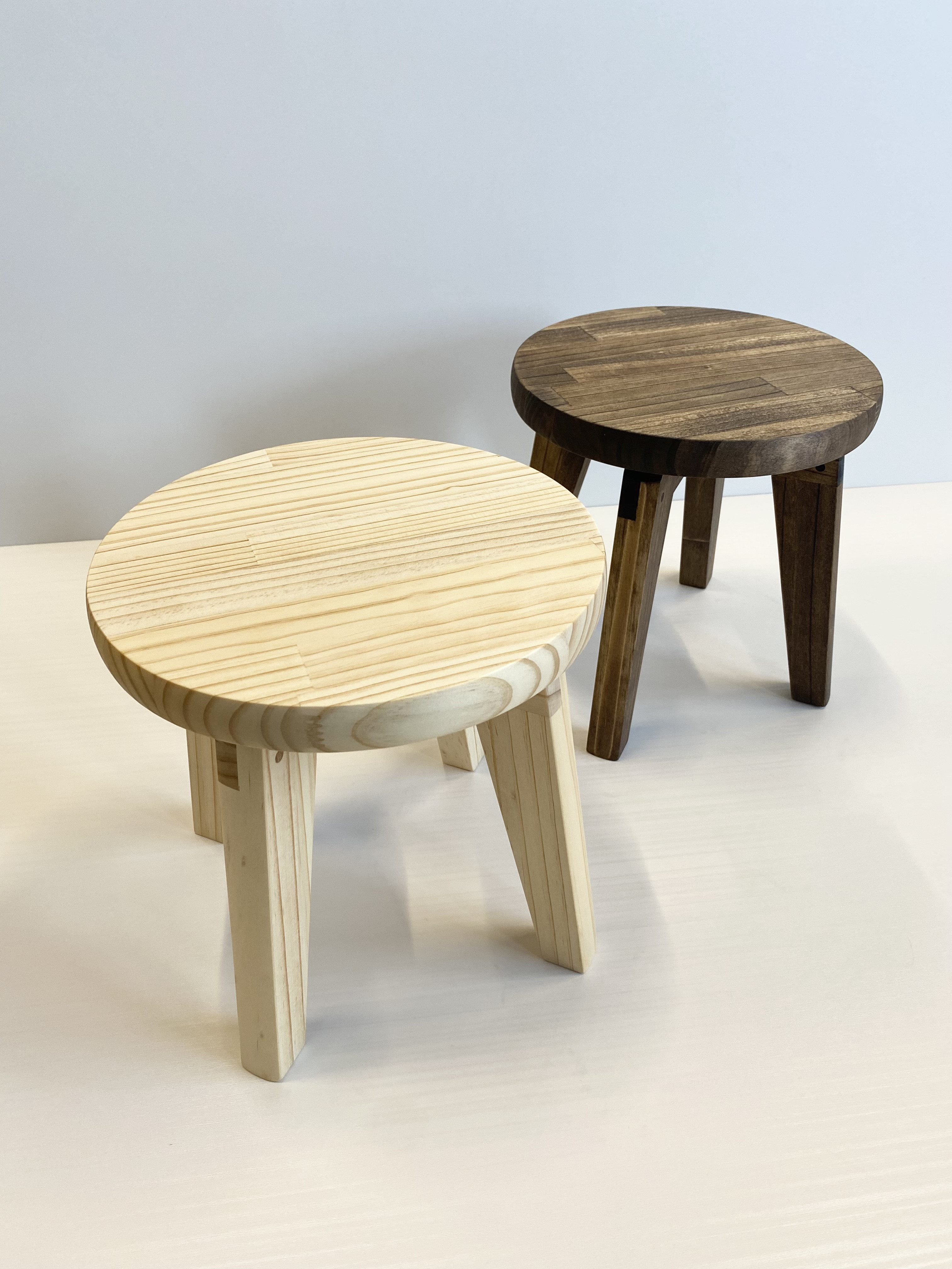 Kiri＊木製 スツール インテリア 当時物 花台