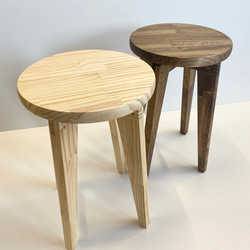 ヒノキ香る天然無垢丸太スツール｜森を歩くようにリラックスできる