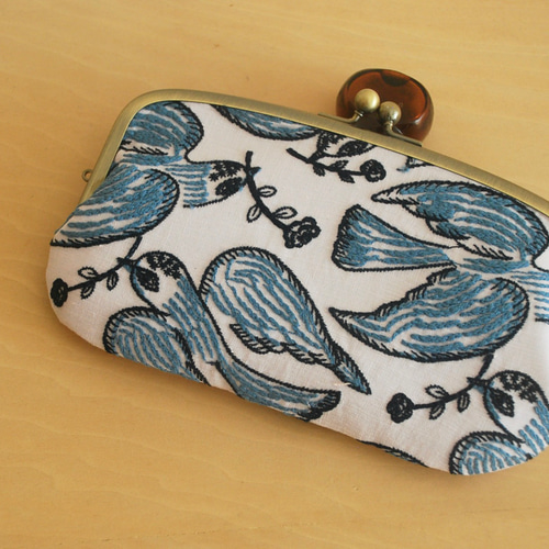 新品　ミナペルホネン　following day 親子がま口財布 ミナペルホネン【following day】親子がま口 長財布 がま口