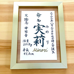 ☆手書き 命名書(L版) オーダー その他雑貨 なんでも代筆屋さん 通販