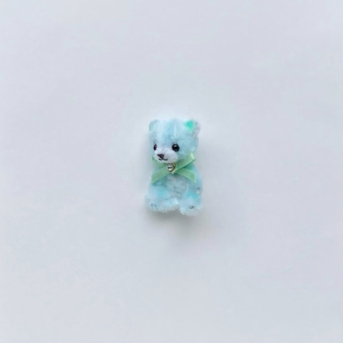 モールアート コットンキャンディカラーのテディベア