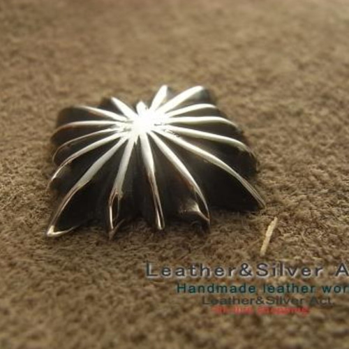 十字アポロコンチョ シルバー925 削り出し オリジナルコンチョ 金具