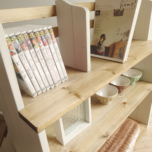 サイズオーダー可！●デザインチェスト●シャビーホワイト天然木無垢材●受注製作 サイズ、デザインオーダー可！7デザインチェスト○シャビー