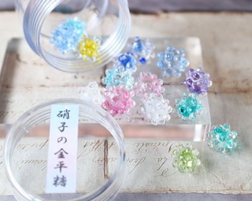 Xmasセール＊ガラスの金平糖☆ガラスのミニチュア和菓子店☆ その他