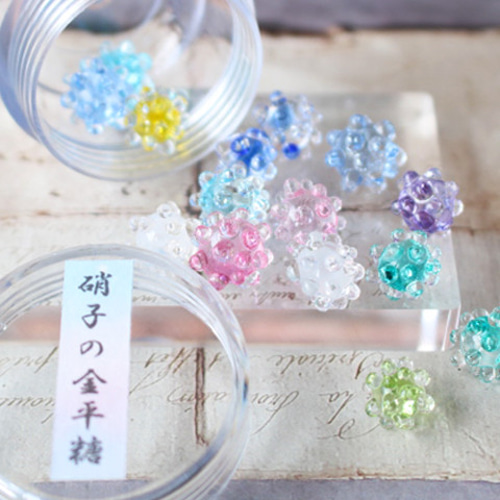 Xmasセール＊ガラスの金平糖☆ガラスのミニチュア和菓子店☆ その他