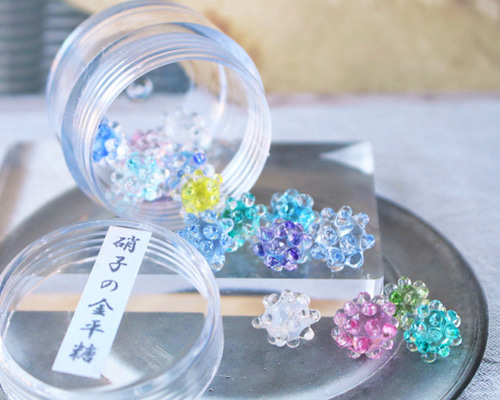 ガラスの金平糖☆ガラスのミニチュア和菓子店☆ その他