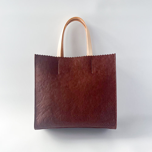 レザーショッパー(カラー：チョコレート) トートバッグ ROKU ロク 通販