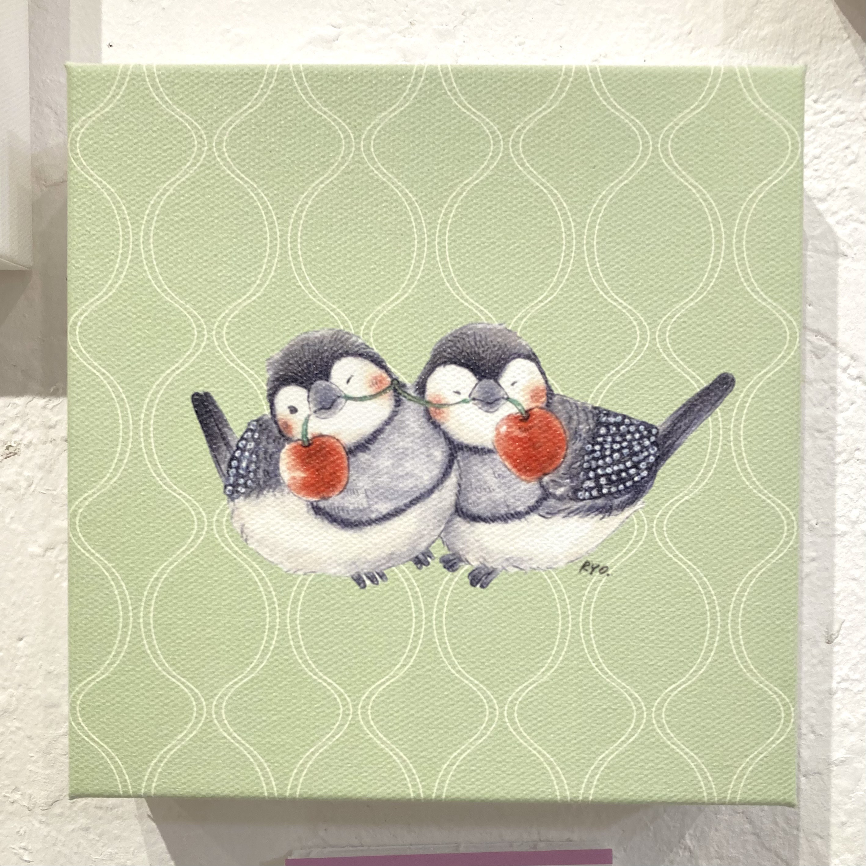 【アートキャンバス】カノコスズメ　カノコスズメさん