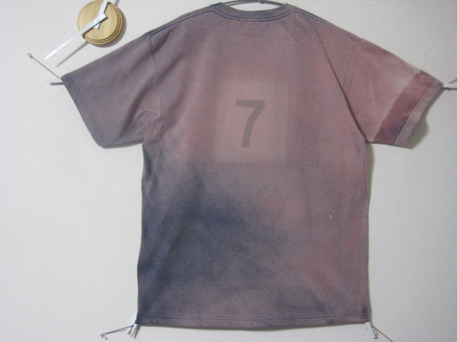 1点 　バック透かし　スモールゼッケン【7】インディゴ　　総柄/ボタニカル/タイダイ/アーミー/ミリタリー/カワイイ