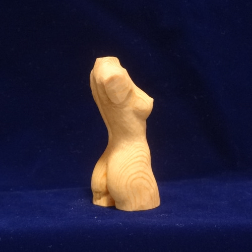 木彫刻 アート 『 トルソ 』 オブジェ オリジナル 木彫刻 アート 裸婦