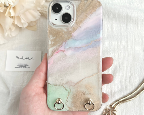イニシャル♡マーメイド✨キラキラ カラフル 人魚 名入れ iPhoneケース 27d512a646e4e7138467ff7df26e32