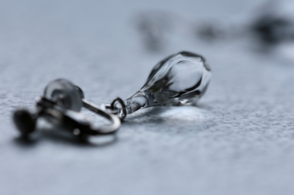 【ﾋﾟｱｽ】ICE DROP（両耳）【ｻｰｼﾞｶﾙｽﾃﾝﾚｽ】【受注生産】 3枚目の画像