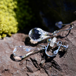 【ﾋﾟｱｽ】ICE DROP（両耳）【ｻｰｼﾞｶﾙｽﾃﾝﾚｽ】【受注生産】 7枚目の画像