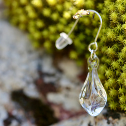 【ﾋﾟｱｽ】ICE DROP（両耳）【ｻｰｼﾞｶﾙｽﾃﾝﾚｽ】【受注生産】 5枚目の画像