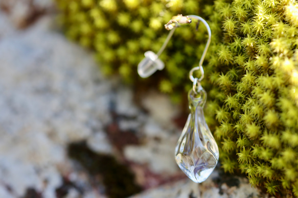 【ﾋﾟｱｽ】ICE DROP（両耳）【ｻｰｼﾞｶﾙｽﾃﾝﾚｽ】【受注生産】 5枚目の画像