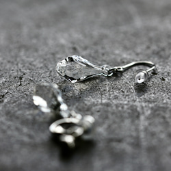 【ﾋﾟｱｽ】ICE DROP（両耳）【ｻｰｼﾞｶﾙｽﾃﾝﾚｽ】【受注生産】 10枚目の画像