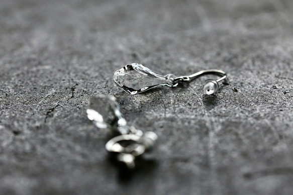 【ﾋﾟｱｽ】ICE DROP（両耳）【ｻｰｼﾞｶﾙｽﾃﾝﾚｽ】【受注生産】 10枚目の画像