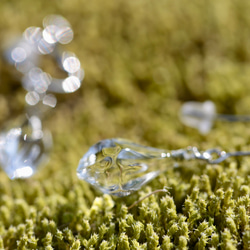 【ﾋﾟｱｽ】ICE DROP（両耳）【ｻｰｼﾞｶﾙｽﾃﾝﾚｽ】【受注生産】 4枚目の画像