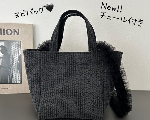 再入荷】チュールパール付きヌビバッグ ショルダーバッグ kiki
