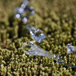 【ｲﾔﾘﾝｸﾞ】DEW DROP -朝露の蕾-（両耳）【ｻｰｼﾞｶﾙｽﾃﾝﾚｽ】【受注生産】 3枚目の画像