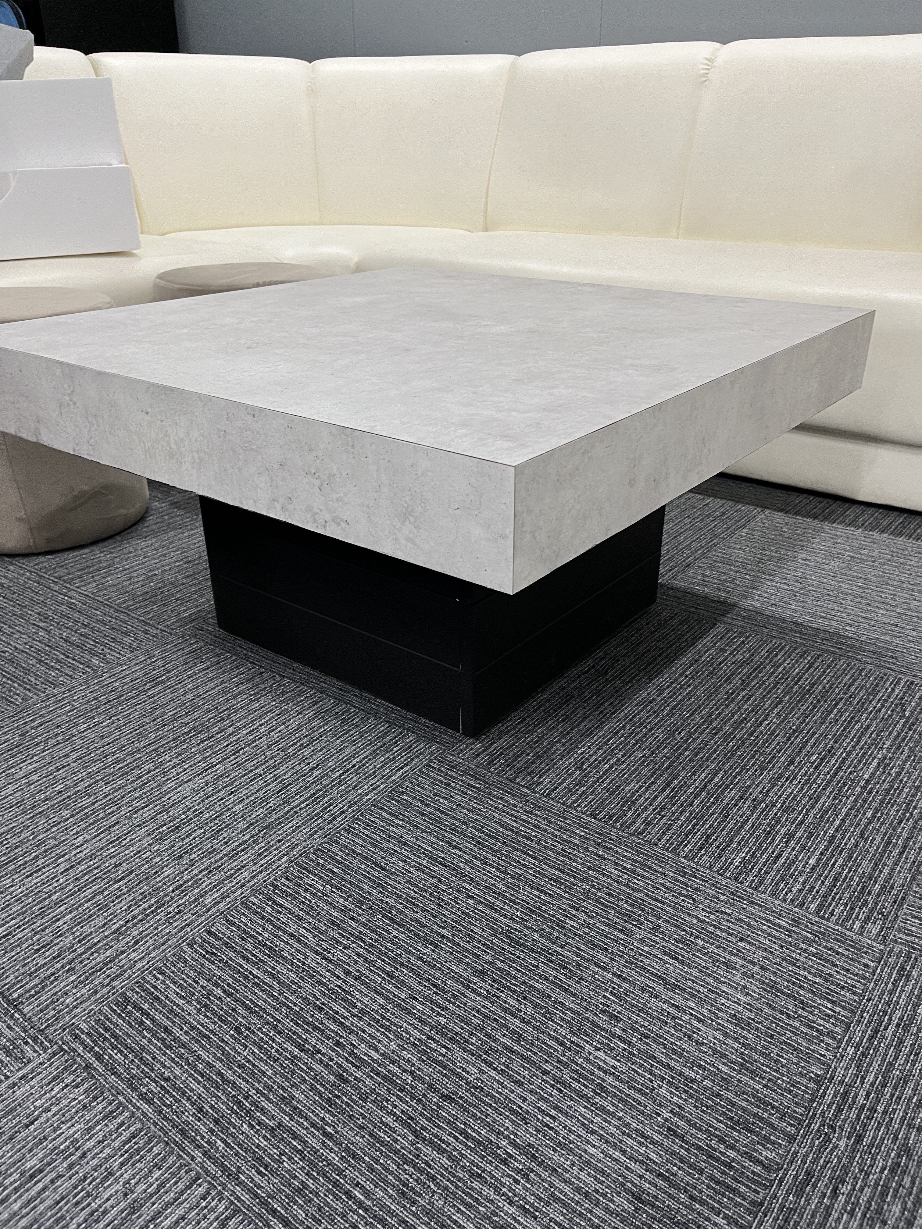 モルタル柄　メラミンテーブル　ソファーテーブル　リビングテーブル　テーブル　座卓