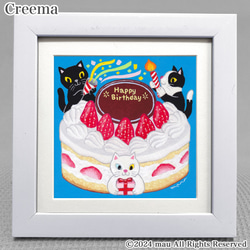 t0s10321様オーダー絵画「三匹の猫と苺パンケーキ」 Aki on X: 