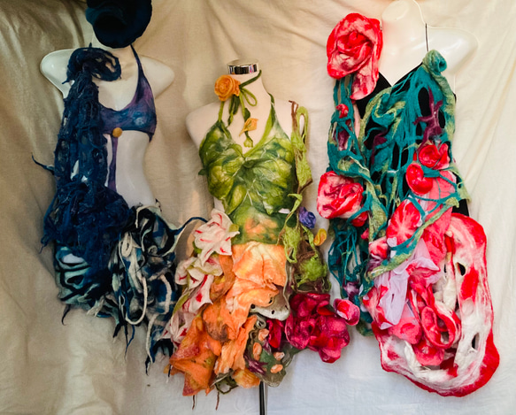 予約注文・オーダーメイド商品 ～ 羊毛フェルトの花の世界の