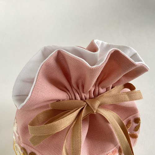 綺麗＊*インド刺繍リボン ミニ巾着ポーチ＊ 巾着袋 MICHEL 通販