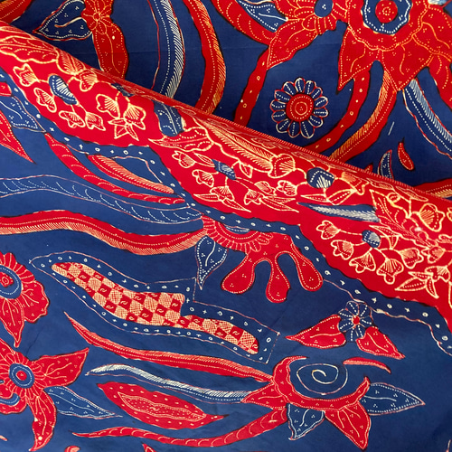 1868 オールド バティック ジャワ更紗 batik 古布 ヴィンテージ 1868 オールド バティック ジャワ更紗 batik 古布 ヴィンテージ