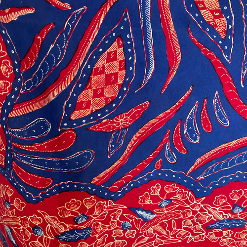 1868 オールド バティック ジャワ更紗 batik 古布 ヴィンテージ 臈纈