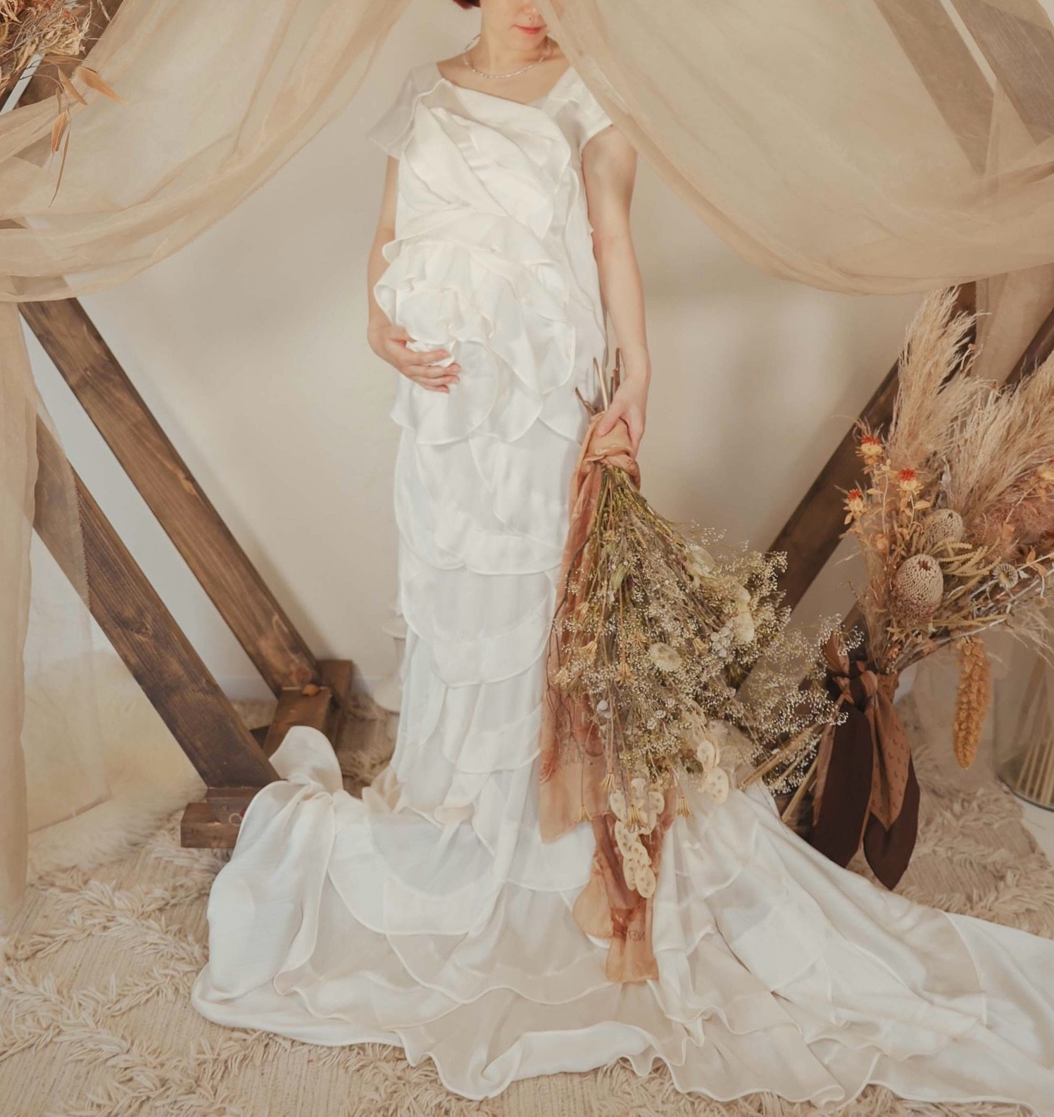 【レンタルのみ】マタニティドレス