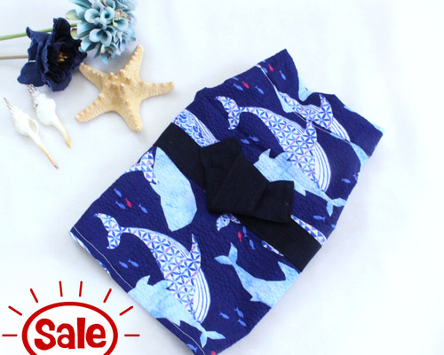 犬服 SS わんこの普段着　くじら 7b1a7a3c366d470f3466353e0fc947