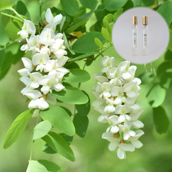 再販】重ねて”ニセアカシア セット” 白藤花＆蜜柑の花 10ml×2 生花の
