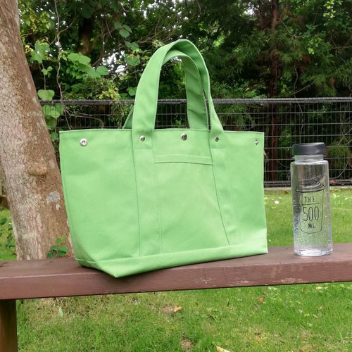 11号帆布のシンプルトートバッグ 倉敷帆布 モスグリーン 訳あり トート