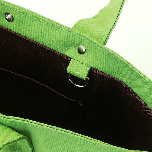 11号帆布のシンプルトートバッグ 倉敷帆布 モスグリーン 訳あり トート