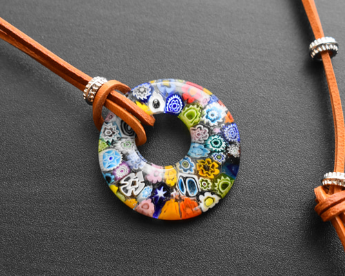 ベネチアンガラスのペンダント ネックレス・ペンダント AMONS CRAFT