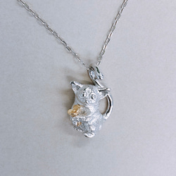 Hagpro シルバー 動物モチーフ ネックレス 動物モチーフ「 わたしのガラゴ♪ 」シルバーネックレス ネックレス