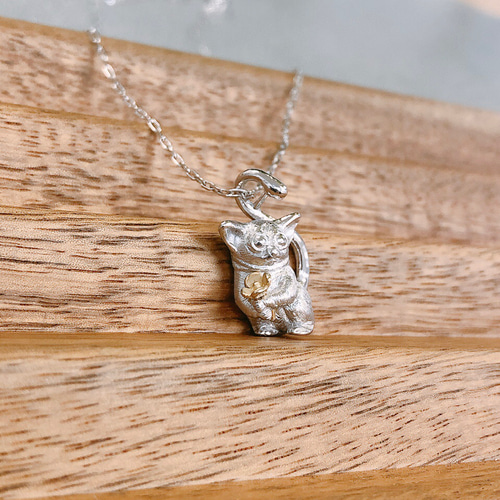 動物モチーフ「 わたしのガラゴ♪ 」シルバーネックレス ネックレス