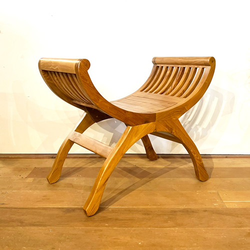 KARTINIチェア スツール チーク無垢材 ナチュラル カルティニ チェア